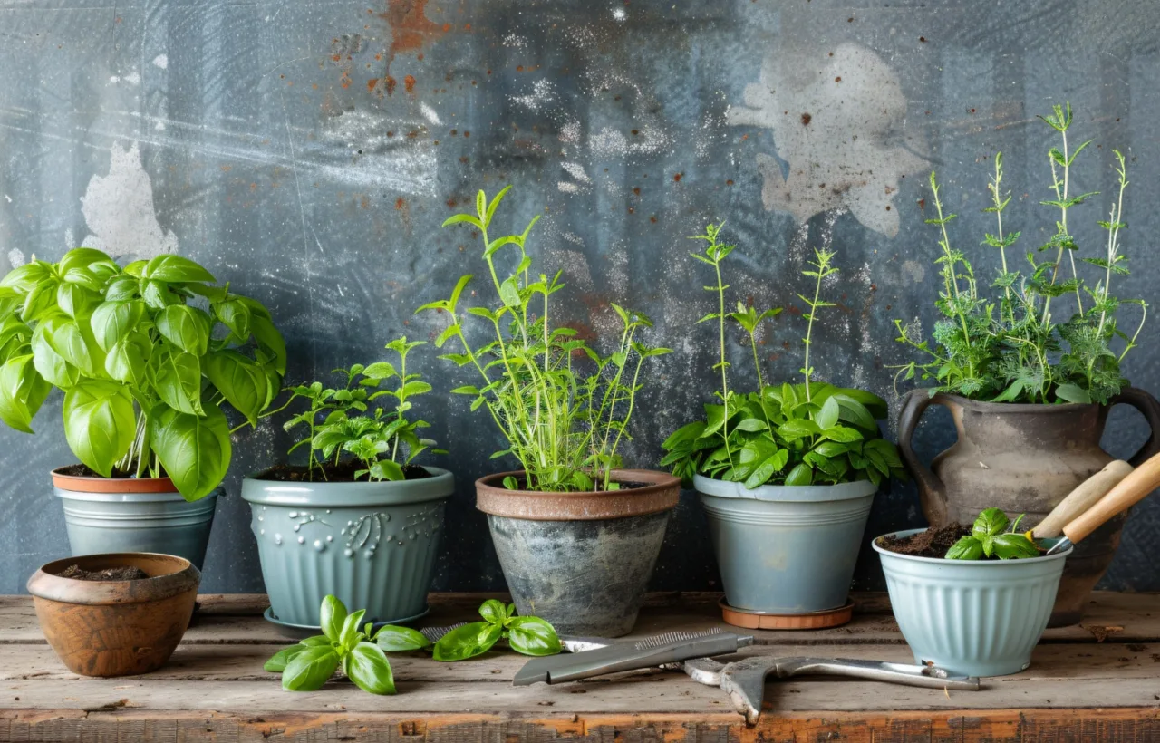 herb container garden ideas planters