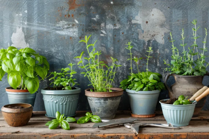 herb container garden ideas planters