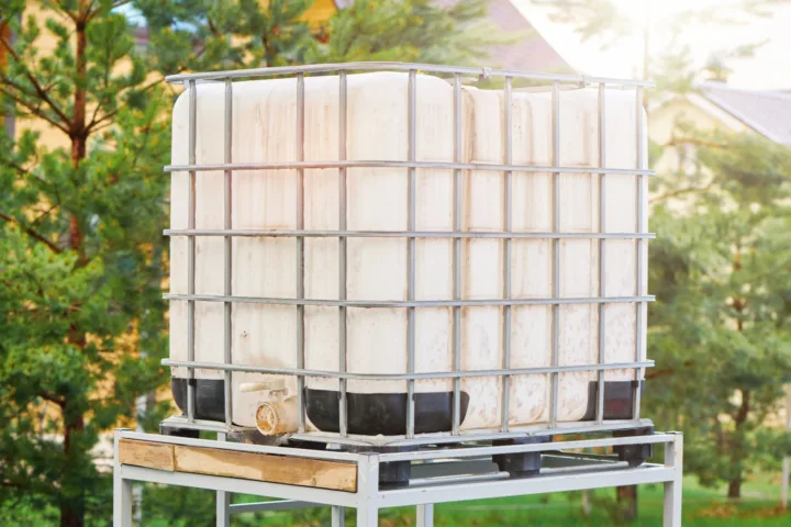 ibc container chicken coop