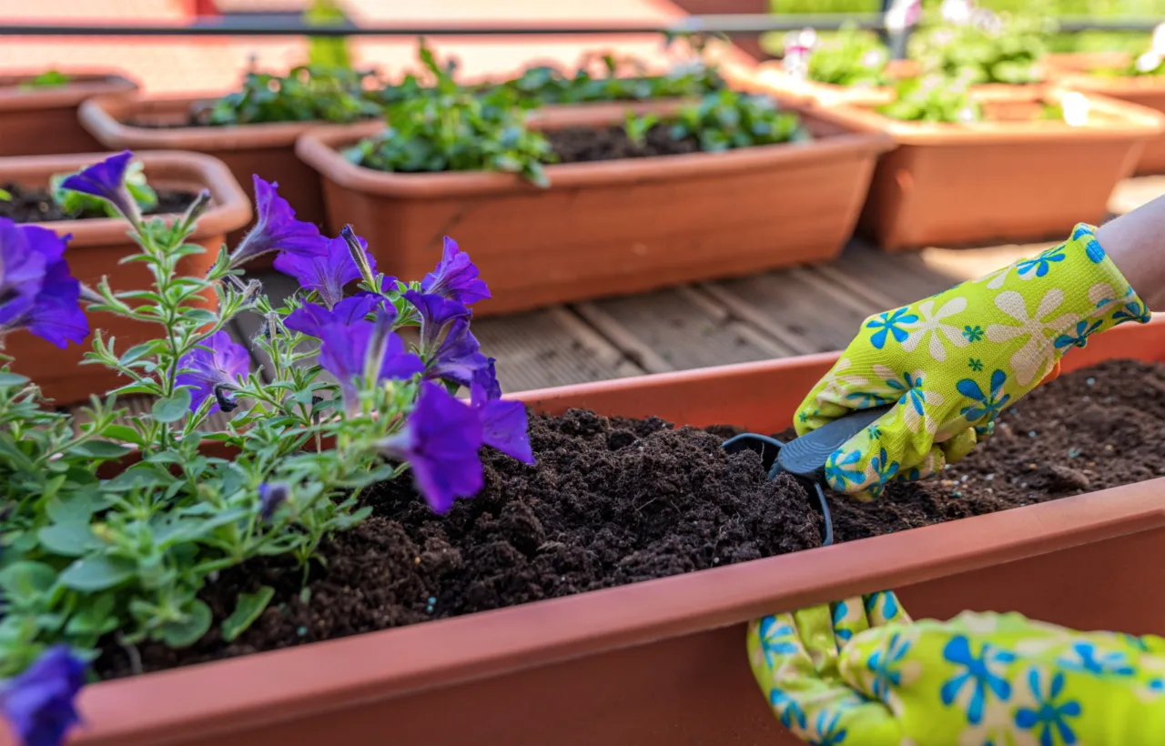 balcony container garden