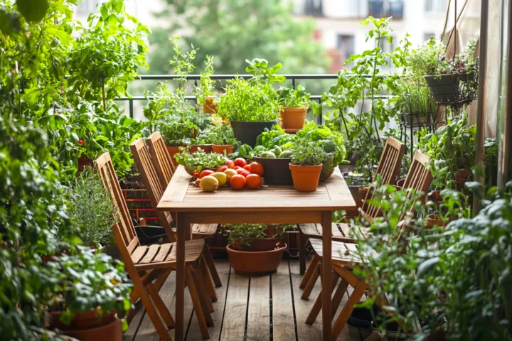 balcony food garden