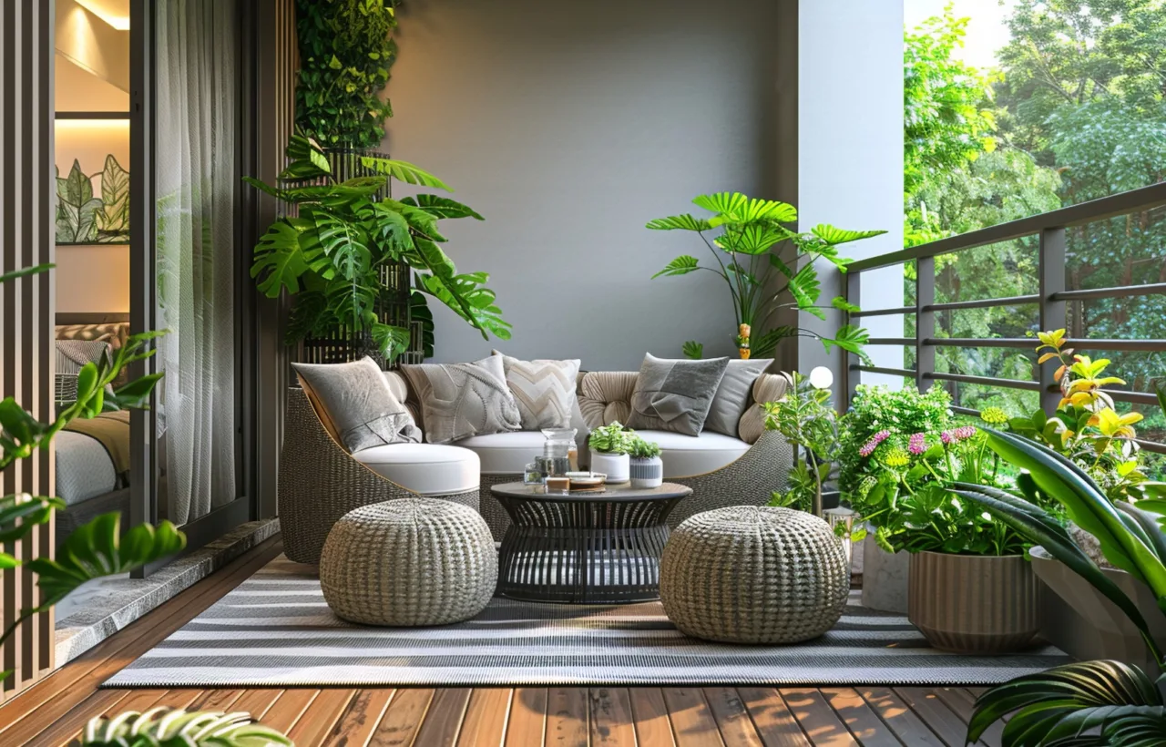 balcony garden layout