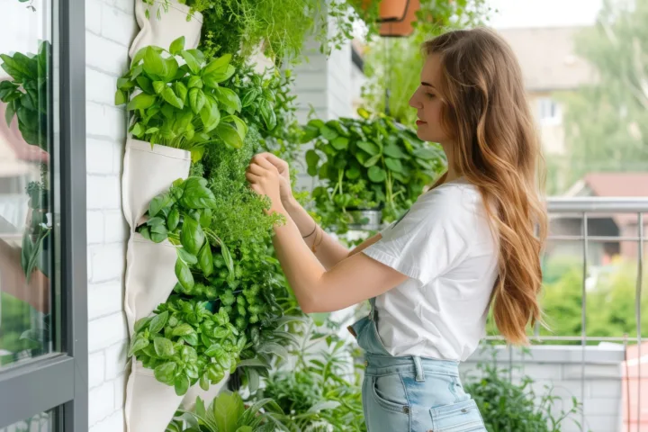 balcony herb garden apartment