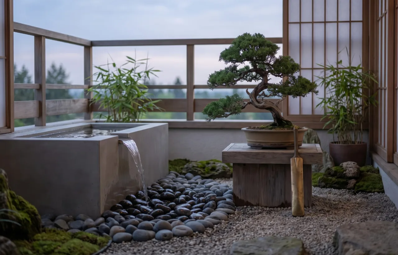 balcony zen garden
