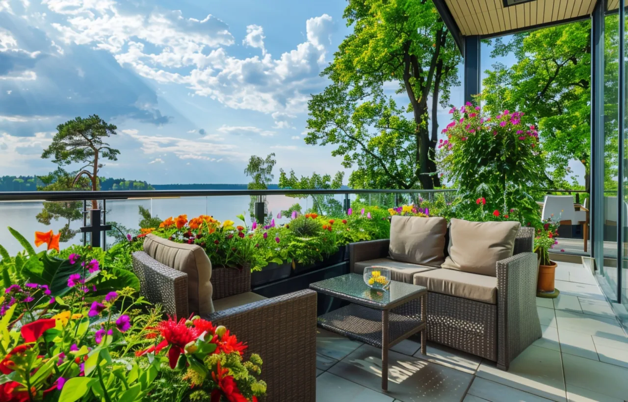 big balcony garden ideas