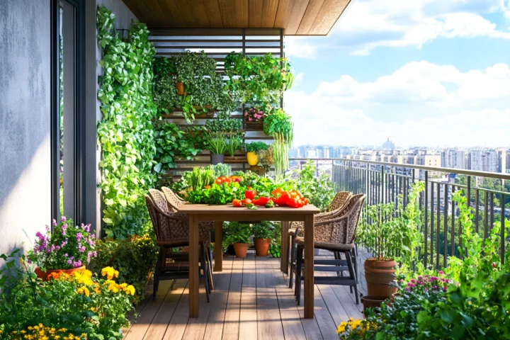 urban balcony garden