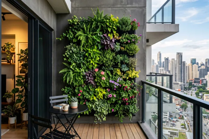 vertical garden wall balcony